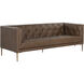 Westin Vintage Caramel Leather Sofa